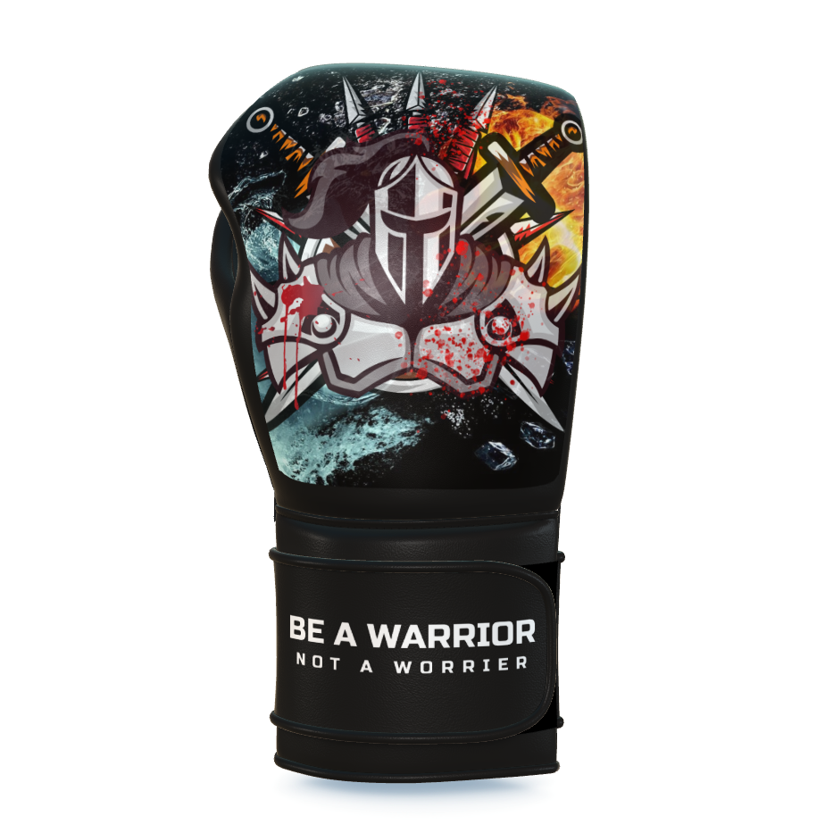 Be a warrior not a worrier Boxing Gloves