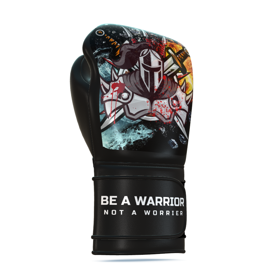 Be a warrior not a worrier Boxing Gloves