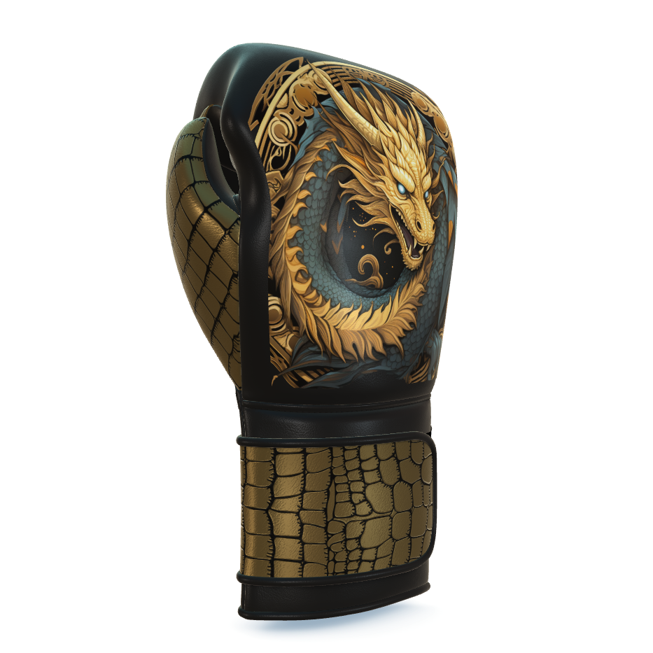 Epic Golden Dragon Boxing Gloves